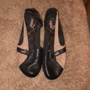 Brown and pink Pumas